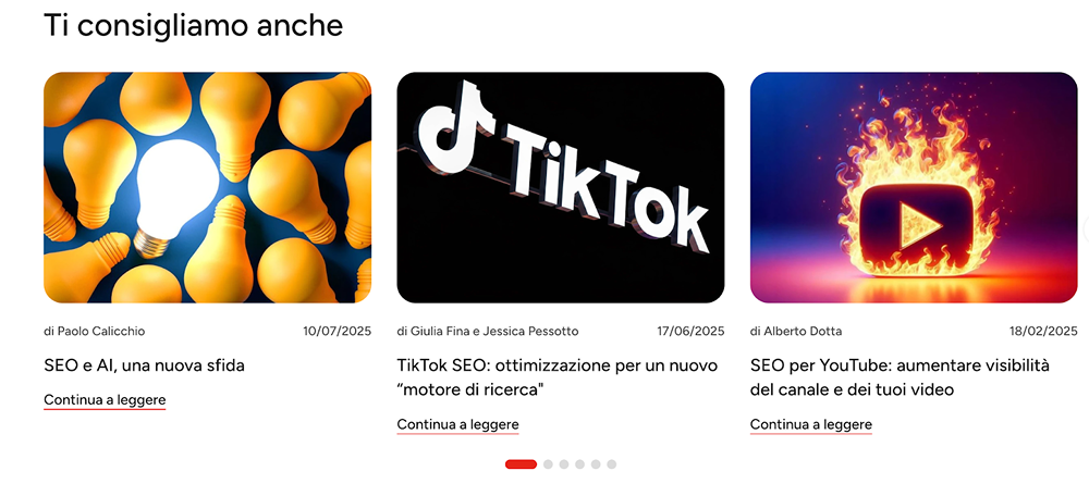 link interni: esempio di link per sezioni correlate